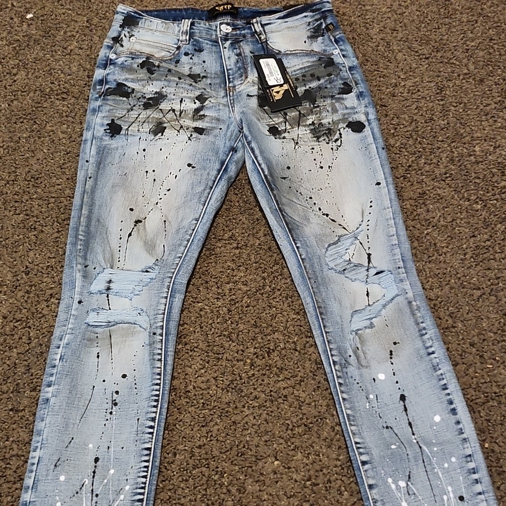A pair of Kleep Jeans